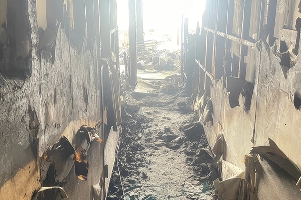 ビルテナントの火災