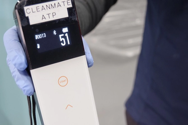 洗浄前後ATP測定