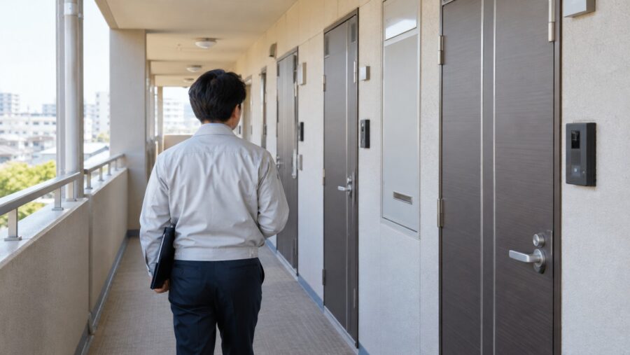集合住宅で臭いが廊下へ漏れたときの特殊清掃｜近隣対応と初動
